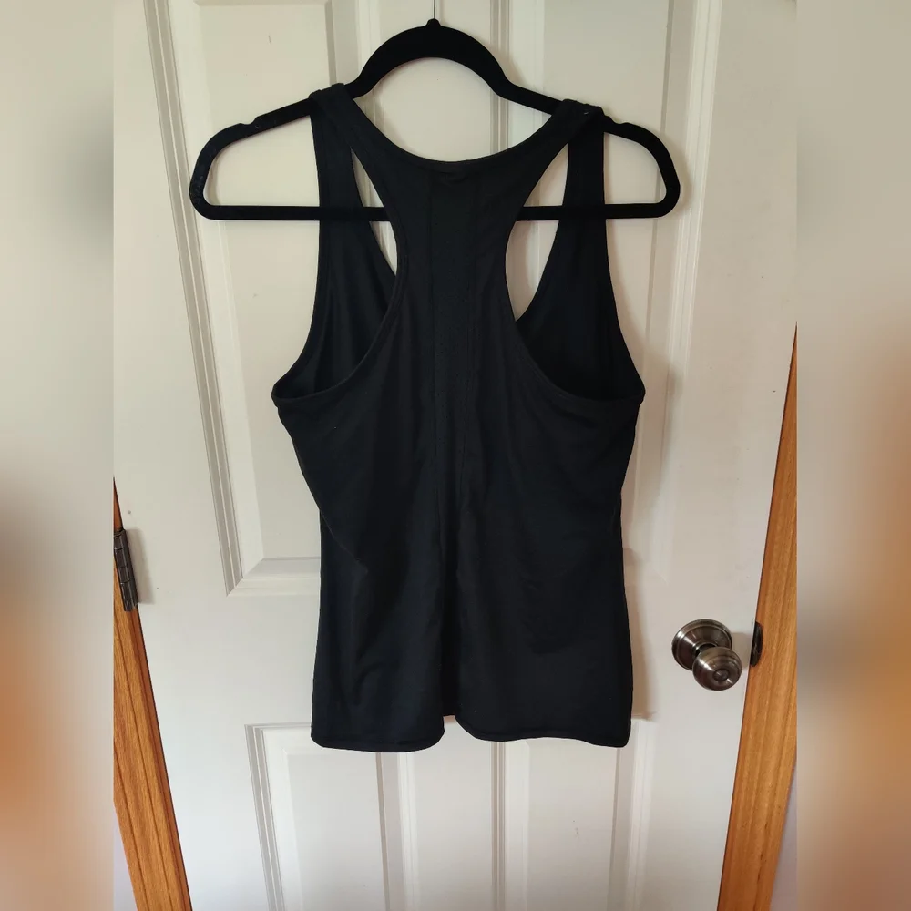 Black Racerback Tank Top - Picture 2 of 2